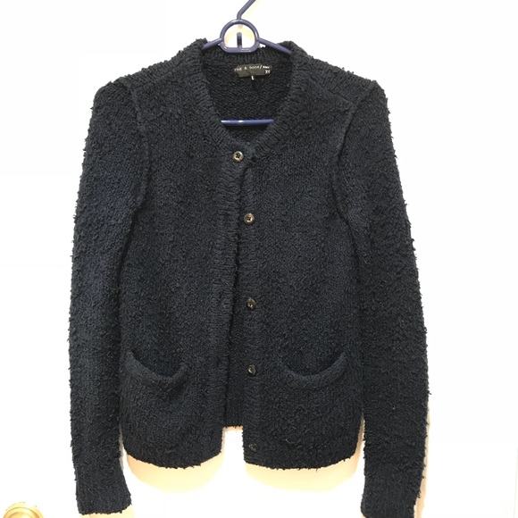 💓Rag and bone 💓dark navy sweater jacket - Picture 2 of 7